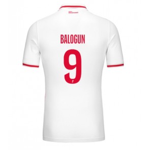 AS Monaco Folarin Balogun #9 Hemmatröja 2024-25 Kortärmad